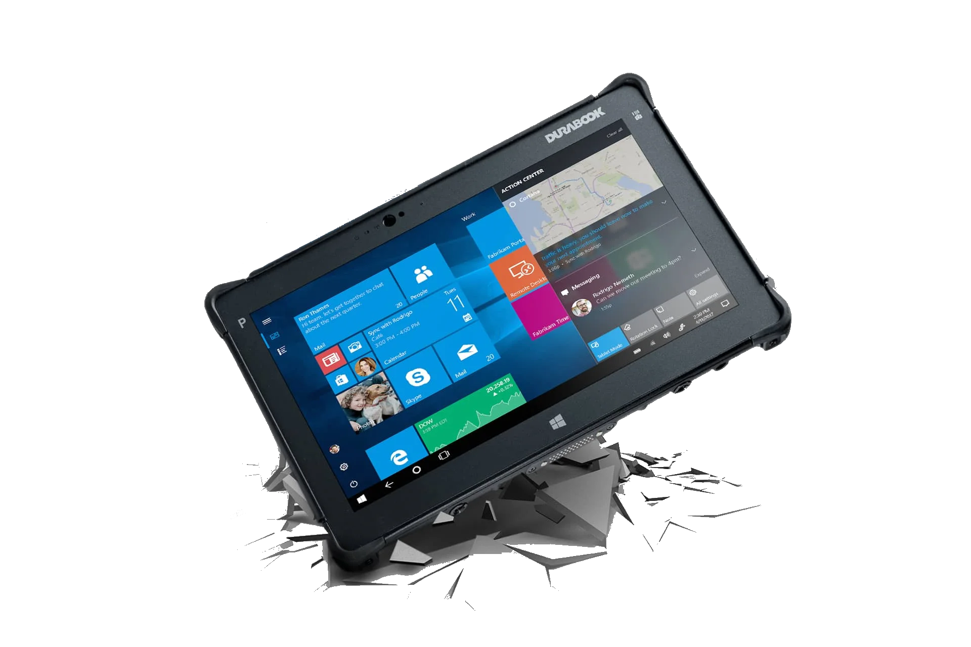 Fallgeschütztes Durabook Outdoor Tablet