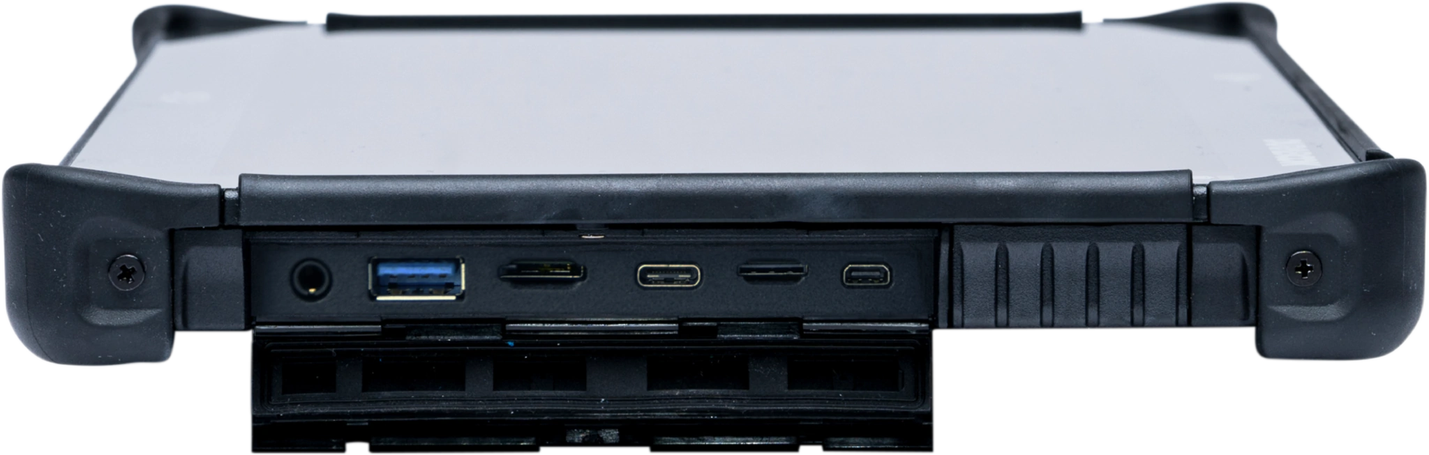 Durabook R11 Seitenansicht mit offener Abdeckung