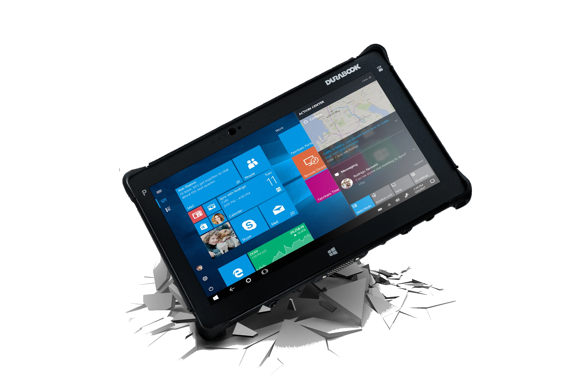 Durabook R11L Frontansicht Sturzsicher