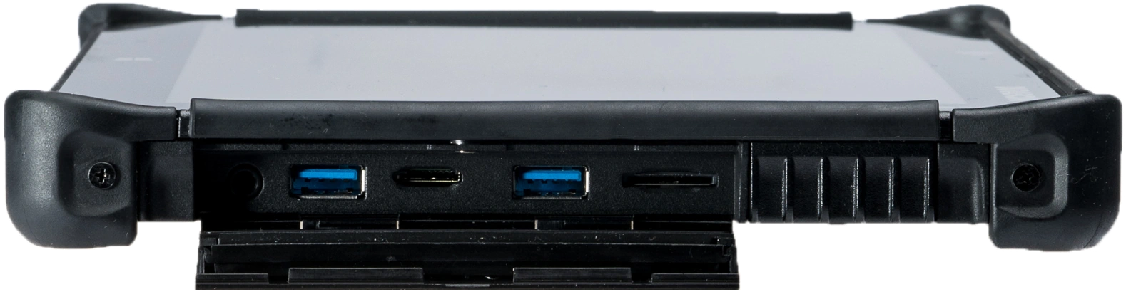 Durabook R11L Seitenansicht mit offener Abdeckung