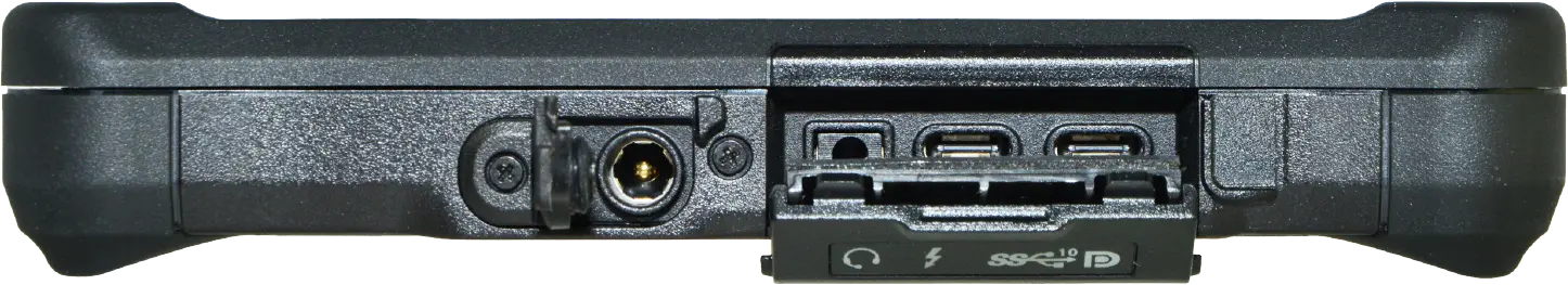 Durabook R8 Seitenansicht mit offener Abdeckung